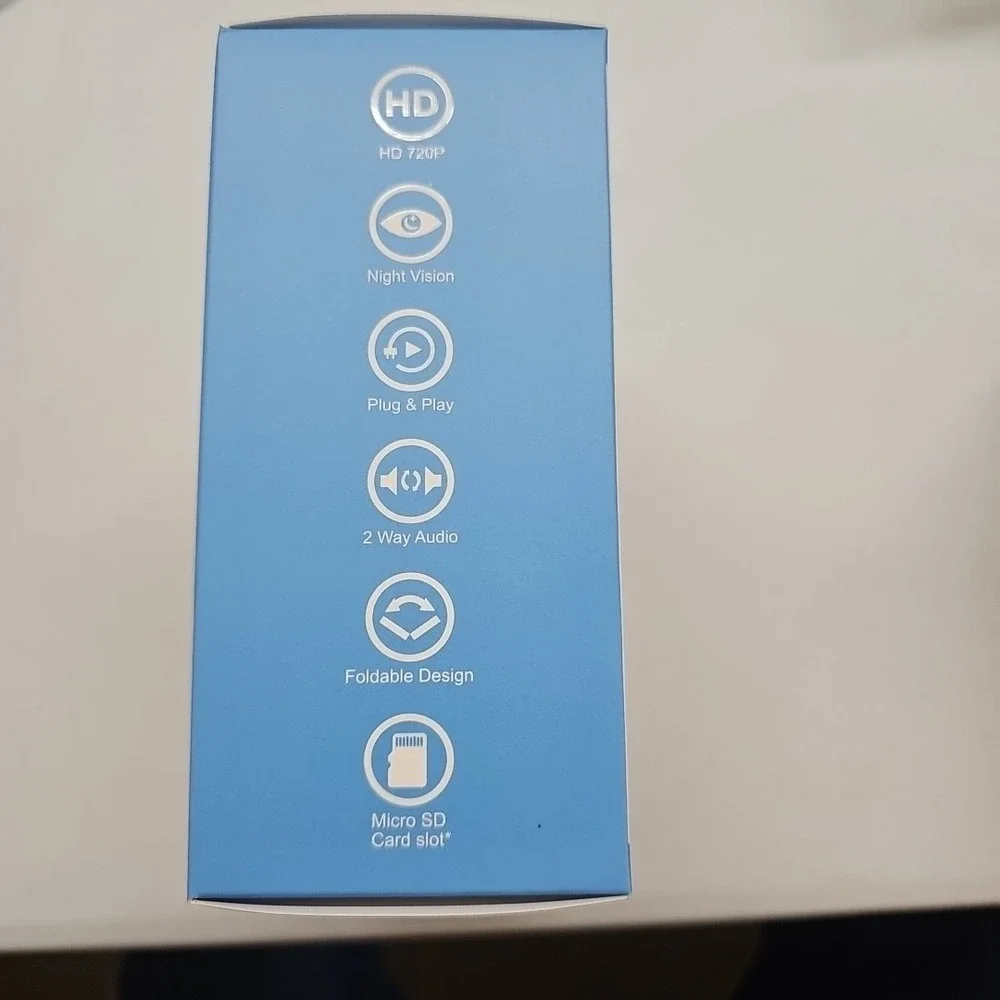New Sealed Bayit Home CamFlip Foldable HD 720P WiFi Camera